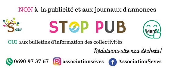 ou recuperer autocollant stop pub SEVES
