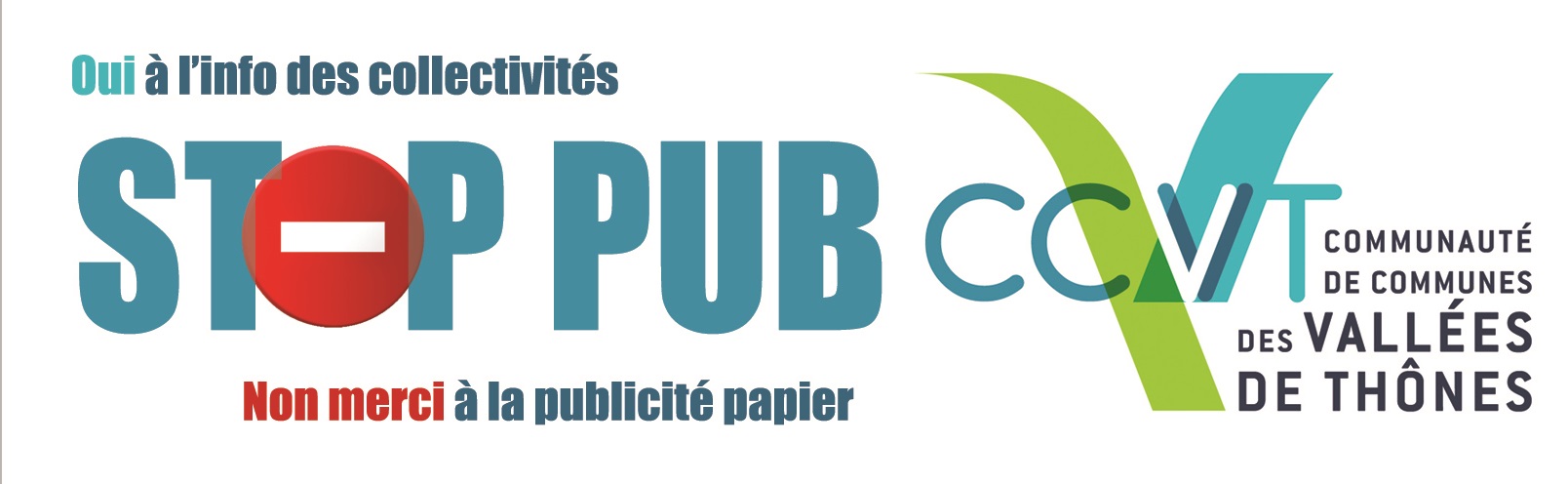 autocollant stop pub à imprimer CCVT