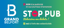 où se procurer autocollant stop pub Grand Belfort