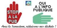 où se procurer autocollant stop pub SEMOCTOM