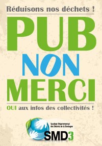 ou recuperer autocollant stop pub SMD3