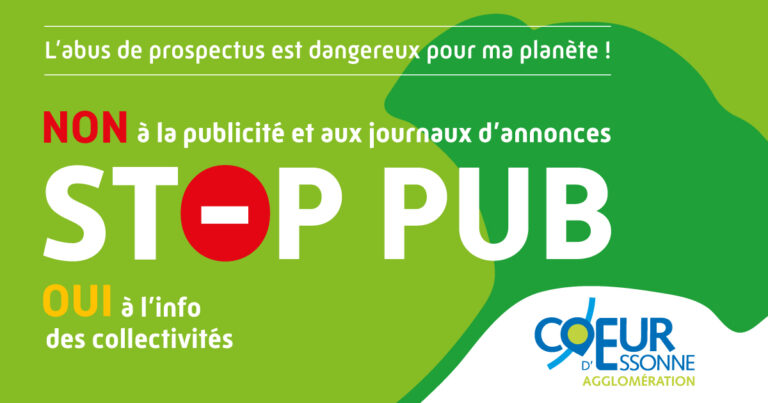 étiquette stop pub à imprimer Cœur d’Essonne Agglomération