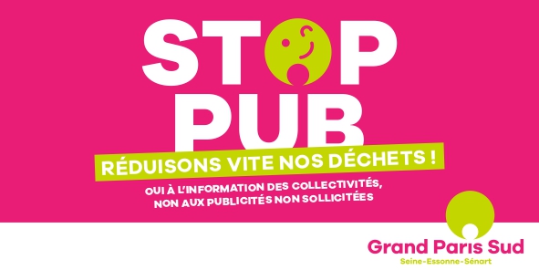 pourquoi mettre un autocollant stop pub Grand Paris Sud