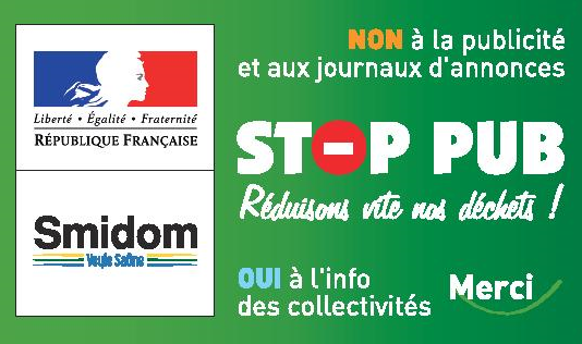 stop au publicité Smidom Veyle Saône